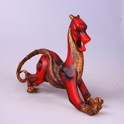 仿古紅木十二生肖·虎 典藏中國(guó)元素的吉祥擺件